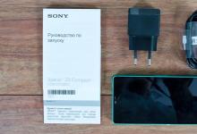 Обзор Sony Xperia Z3 Compact